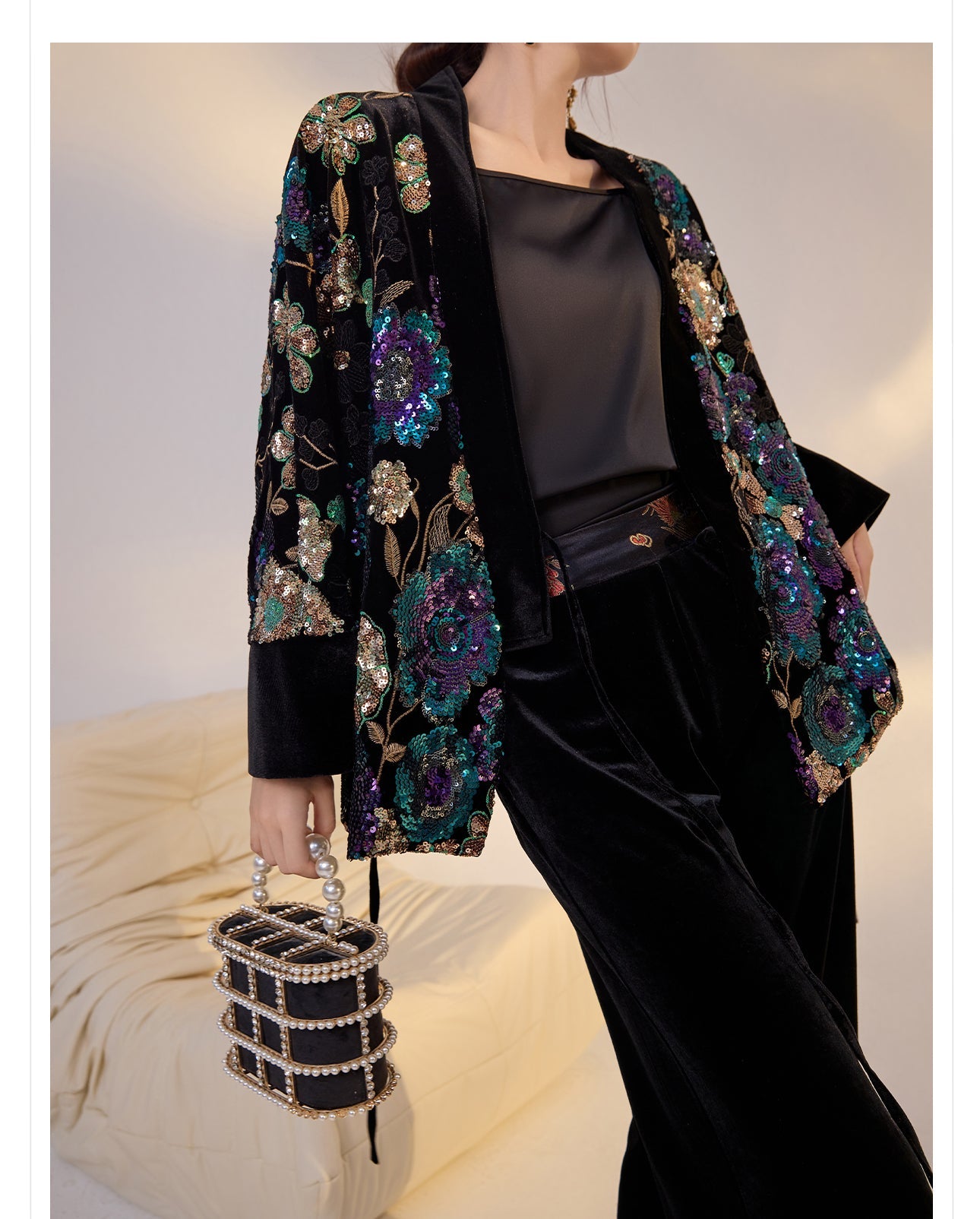 Meadow Delicate Qipao Cheongsam Top