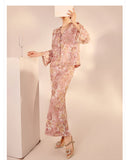 Evelynn Cute Embroidery Qipao Cheongsam Two Piece