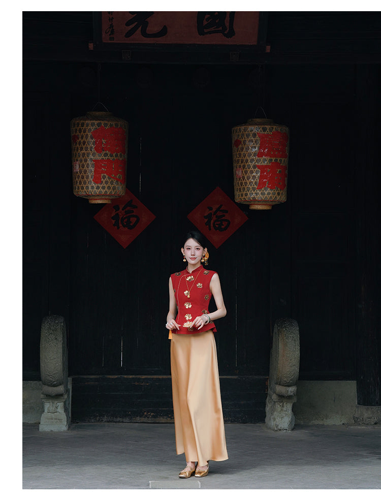 Maren Graceful Qipao Cheongsam Two Piece