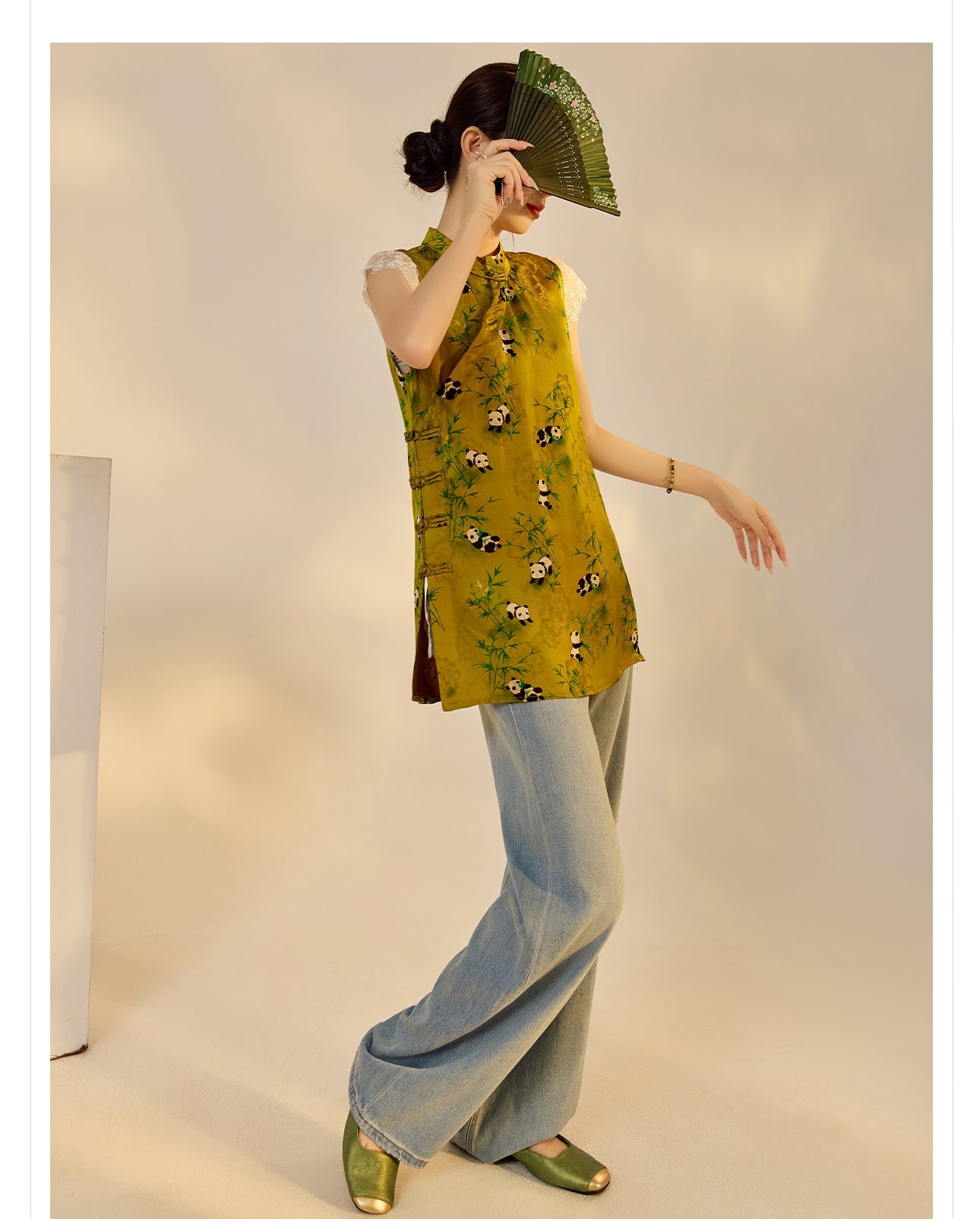 Brynn Charming Qipao Cheongsam Vest Top
