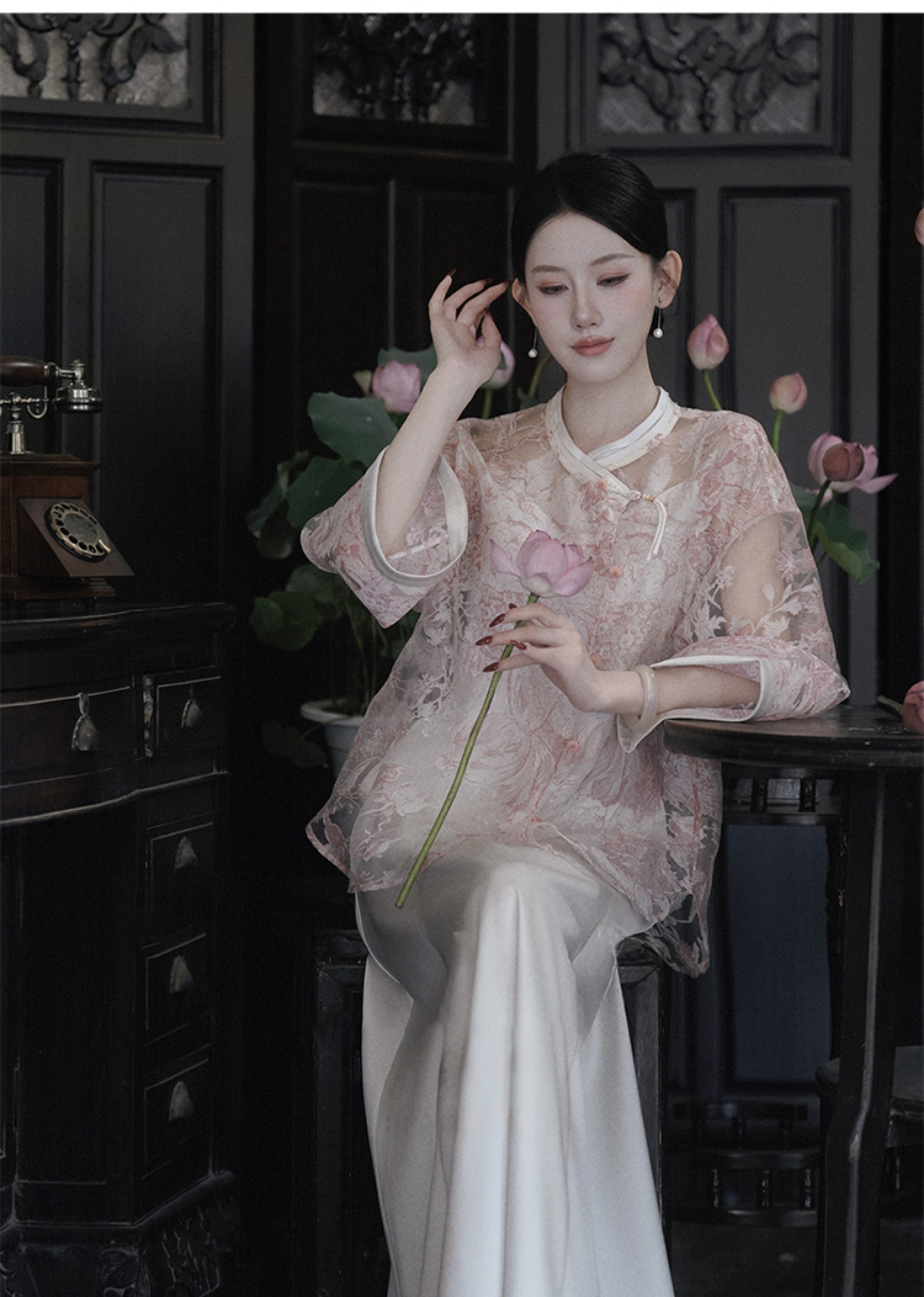 Emelia Glamorous Qipao Cheongsam Two Piece