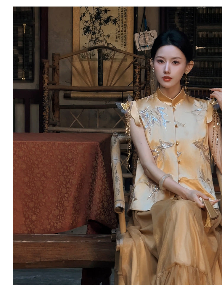 Braelynn Gorgeous Qipao Cheongsam Two Piece