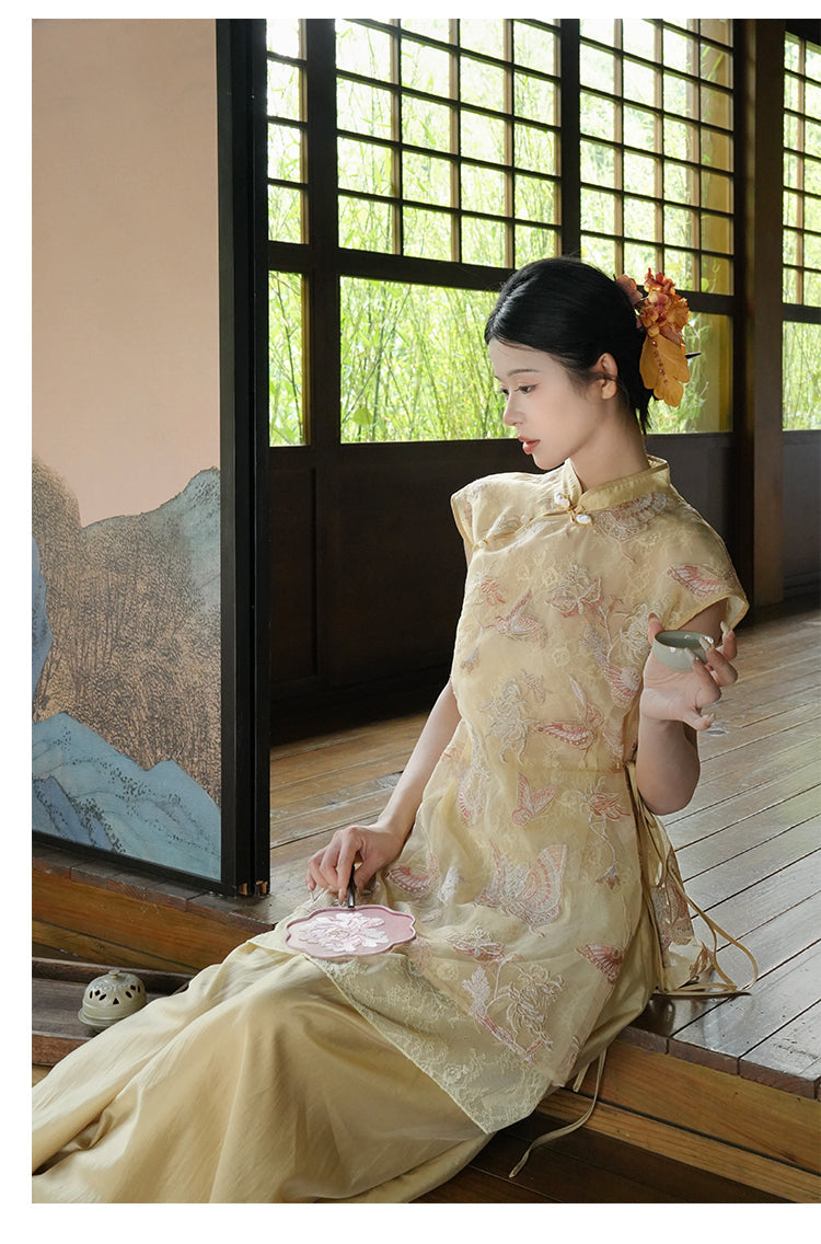 Astrid Found Bliss Qipao Cheongsam Two Piece