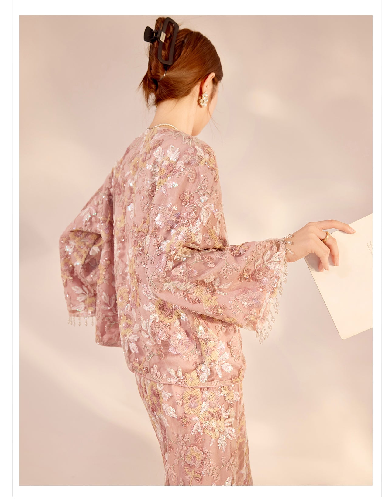 Evelynn Cute Embroidery Qipao Cheongsam Two Piece