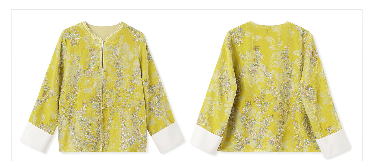 Miriam Fine Embroidery Qipao Cheongsam Top
