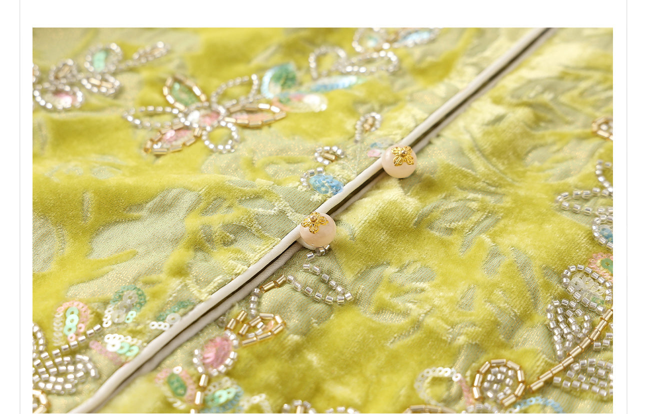 Miriam Fine Embroidery Qipao Cheongsam Top