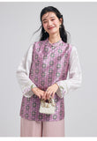 Silk Jane Good-Looking Qipao Cheongsam Vest Top