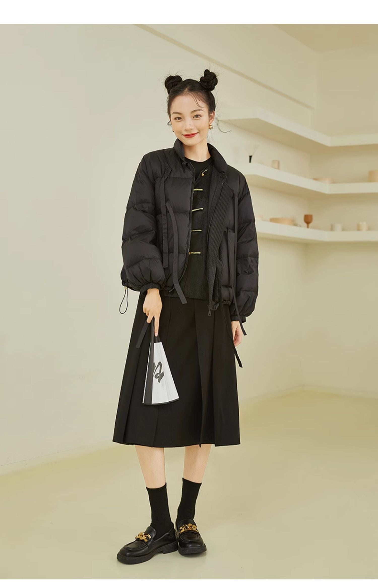 Naya Festive Qipao Cheongsam Downcoat