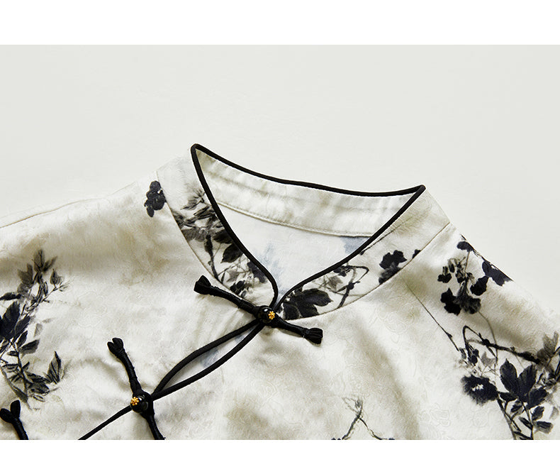 Isabel Festive Embroidery Qipao Cheongsam Top