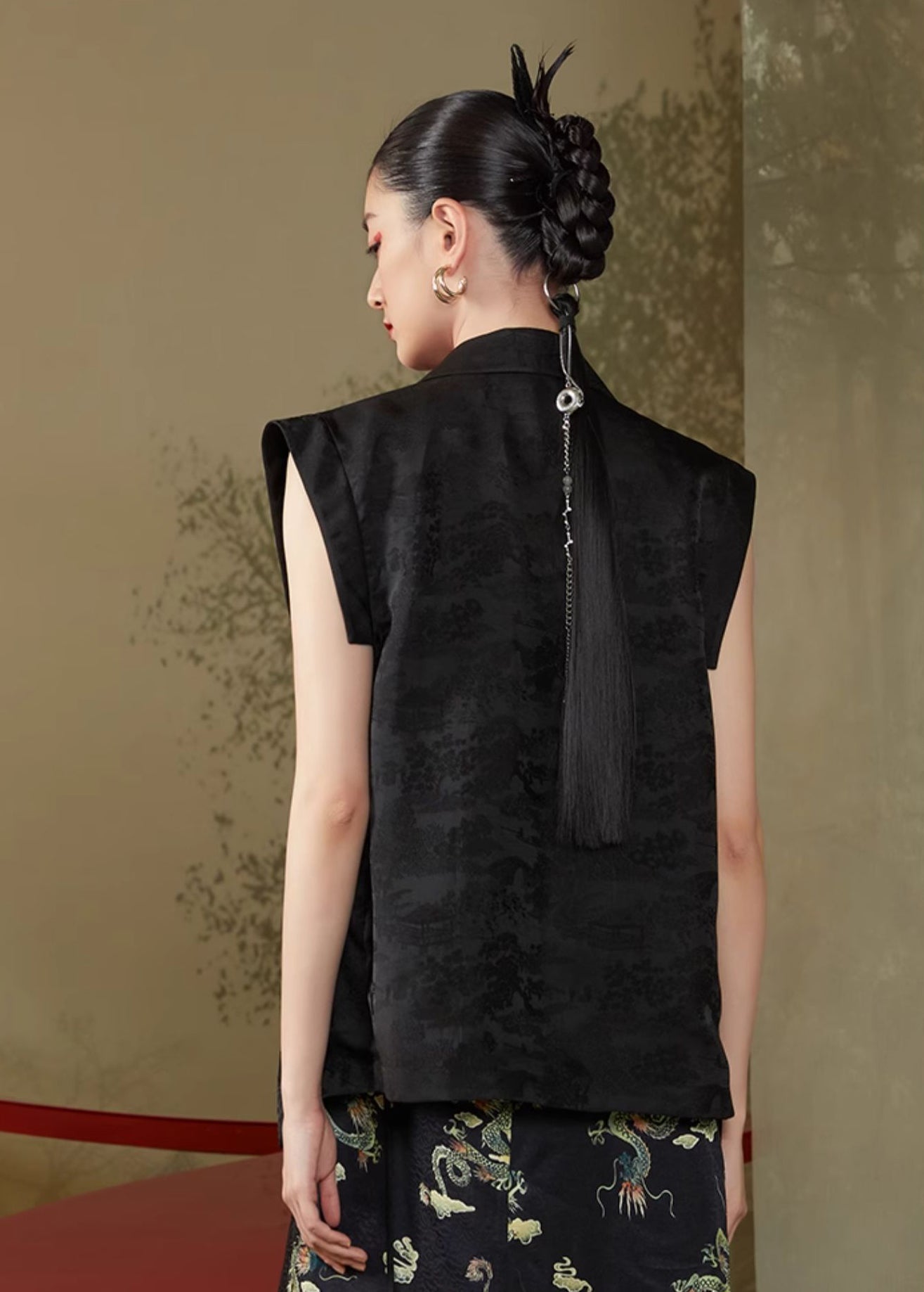 Giovanna Next Level Qipao Cheongsam Vest Top