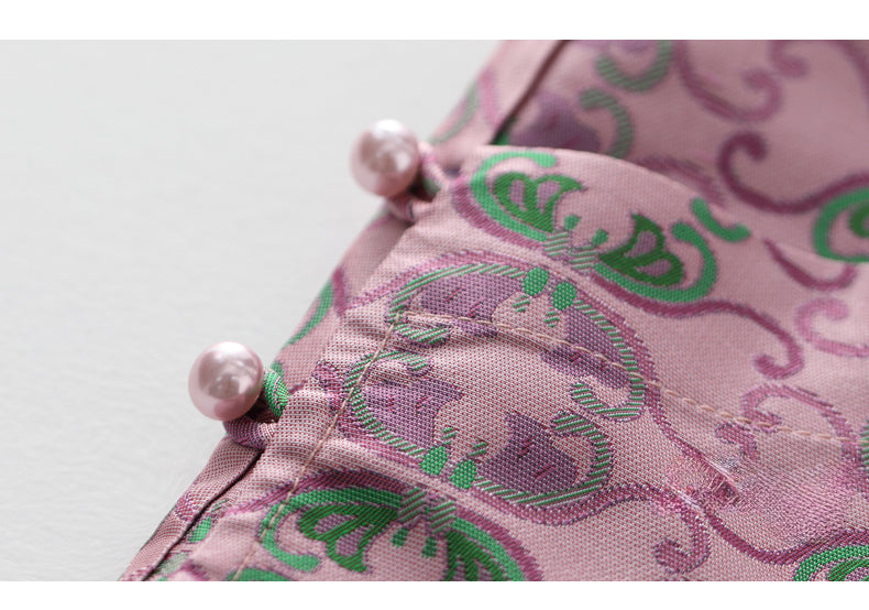 Silk Jane Good-Looking Qipao Cheongsam Vest Top