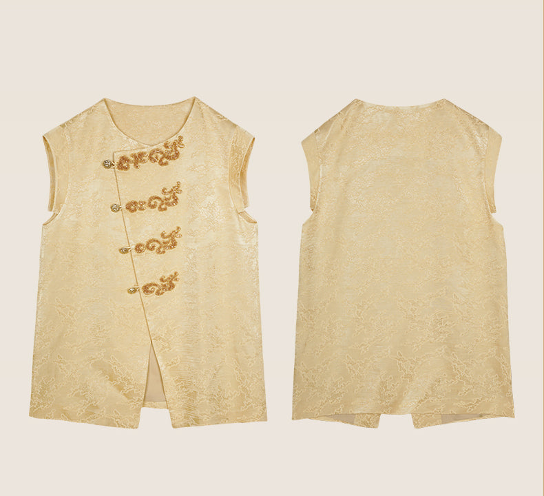 Estrella Luxe Mood Qipao Cheongsam Vest Top