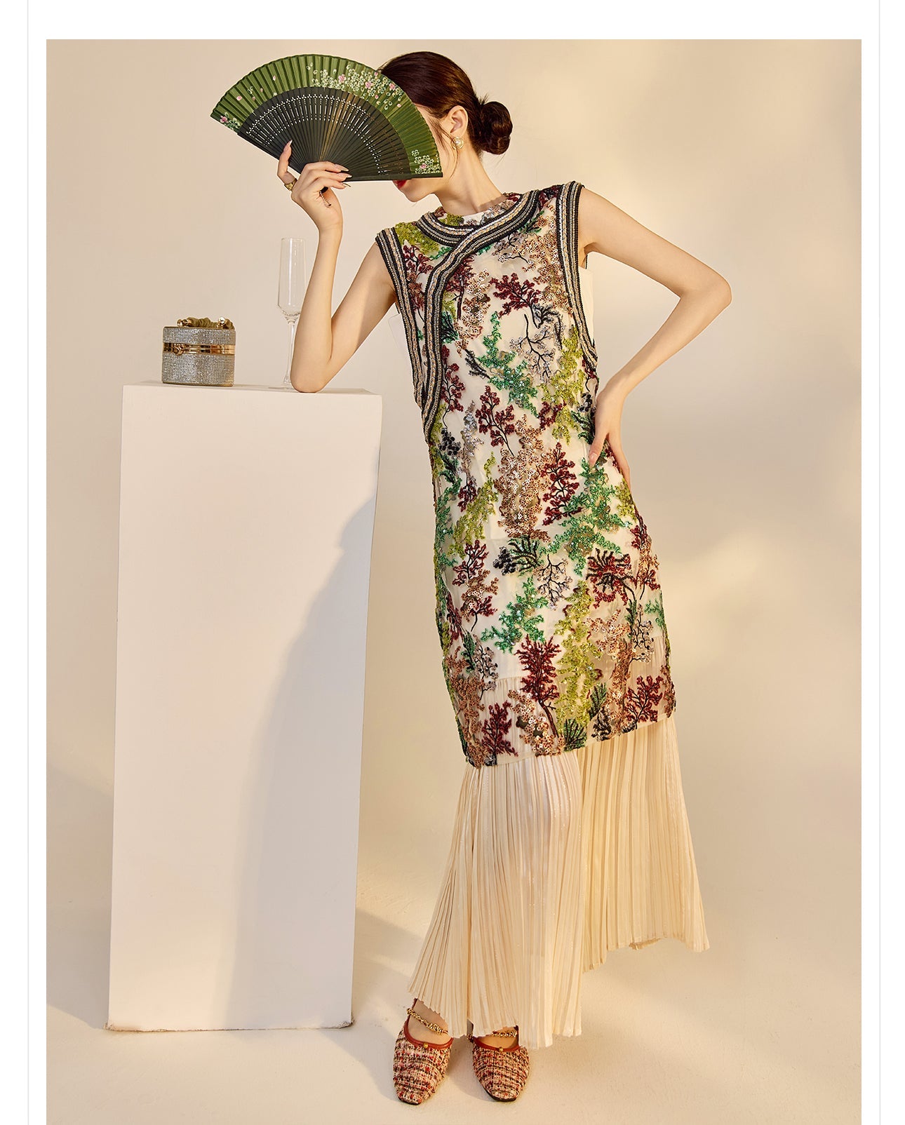 Octavia Captivating Embroidery Qipao Cheongsam