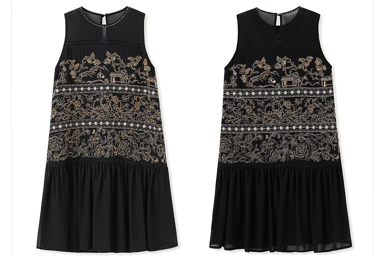 Demi Blooming Embroidery Qipao Cheongsam