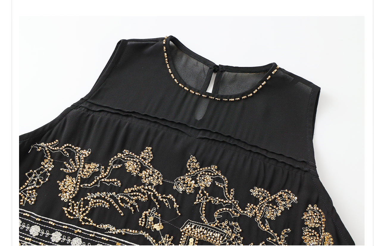 Demi Blooming Embroidery Qipao Cheongsam