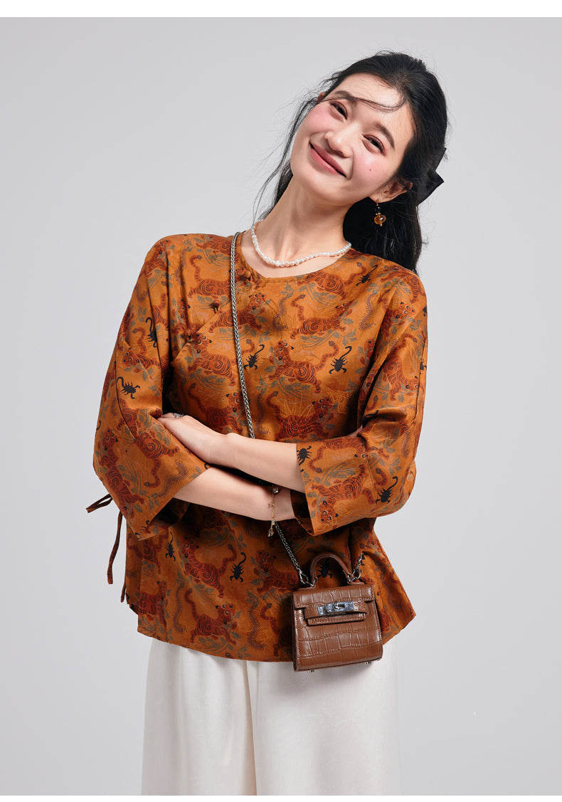 Silk Nicole Good-Looking Qipao Cheongsam Top