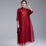 Silk Kendall Bloom Ready Qipao Cheongsam