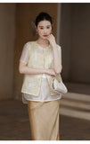 Gwendolyn Spectacular Embroidery Qipao Cheongsam Two Piece