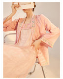 Ranunculus Found Bliss Embroidery Qipao Cheongsam Two Piece