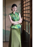 Amanda Good-Looking Qipao Cheongsam Two Piece