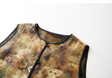 Lara Yellow Jacquard Vest Cheongsam