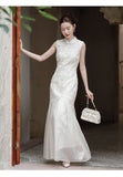 Mia Gradient Tulip Cheongsam Dress