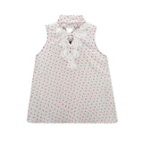 Theresa 2-Piece Polka Dot Vest Cheongsam Set