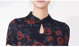 Pleated Lydia Bloom Ready Qipao Cheongsam