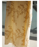 Amiyah Fascinating Embroidery Qipao Cheongsam Skirt