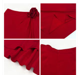 Theresa 2-Piece Polka Dot Vest Cheongsam Set