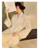 Zara Silk Charm Embroidery Qipao Cheongsam Top