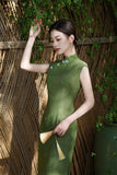 Nancy Satin Elegance Qipao Cheongsam