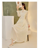 Mariana Found Bliss Embroidery Qipao Cheongsam