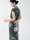 Pleated Leilani Cute Qipao Cheongsam