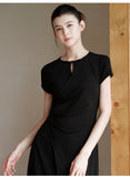 Lace Black Slim Fit Cheongsam Dress