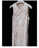Gracelyn Elegant Embroidery Qipao Cheongsam
