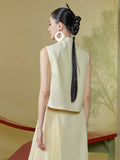 Miley Marvelous Embroidery Qipao Cheongsam Vest Top