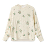 Silk Ivy Lace Whisper Embroidery Qipao Cheongsam Shirt