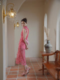 Nancy Silken Glow Qipao Cheongsam