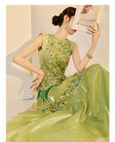 Makenzie Beautiful Embroidery Qipao Cheongsam