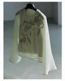 Gabriela Delightful Embroidery Qipao Cheongsam Two Piece