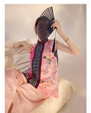 Silk Izabella Bloom Ready Embroidery Qipao Cheongsam Vest Top
