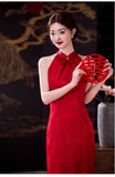 Hazel Velvet Charm Qipao Cheongsam