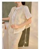 Samara Amazing Embroidery Qipao Cheongsam Two Piece