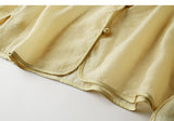 Beatrix Fairy White Semi-Transparent Cheongsam Top