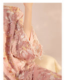 Evelynn Cute Embroidery Qipao Cheongsam Two Piece