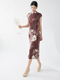 Pleated Leilani Cute Qipao Cheongsam