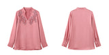 Paisleigh Delightful Embroidery Qipao Cheongsam Top