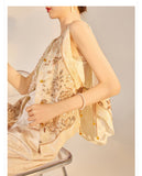 Makayla Dazzling Embroidery Qipao Cheongsam Three Piece