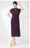 Pleated Lydia Bloom Ready Qipao Cheongsam